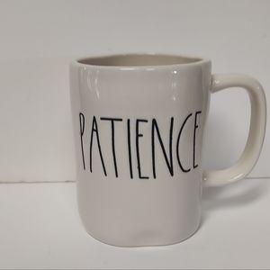 NWOT Rae Dunn "Patience" Cup 12 oz.